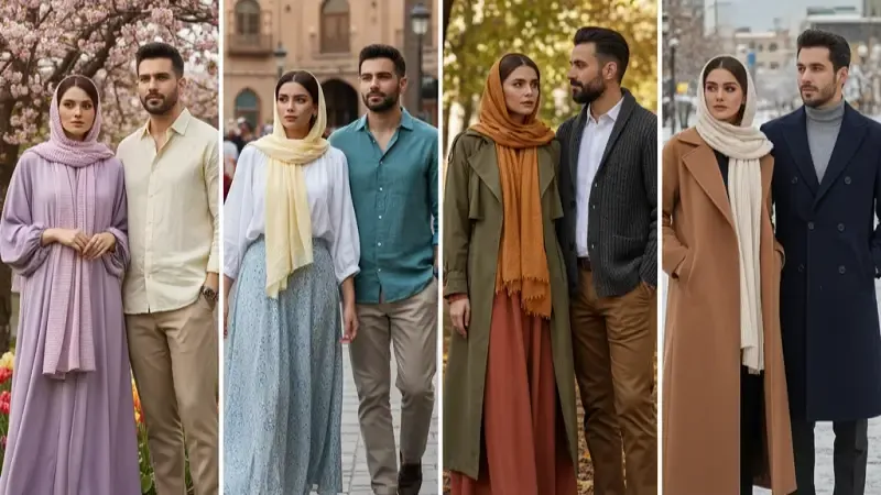 تصویر ترندهای پوشاک 1404؛ چه لباس هایی در فصل های مختلف پرفروش هستند