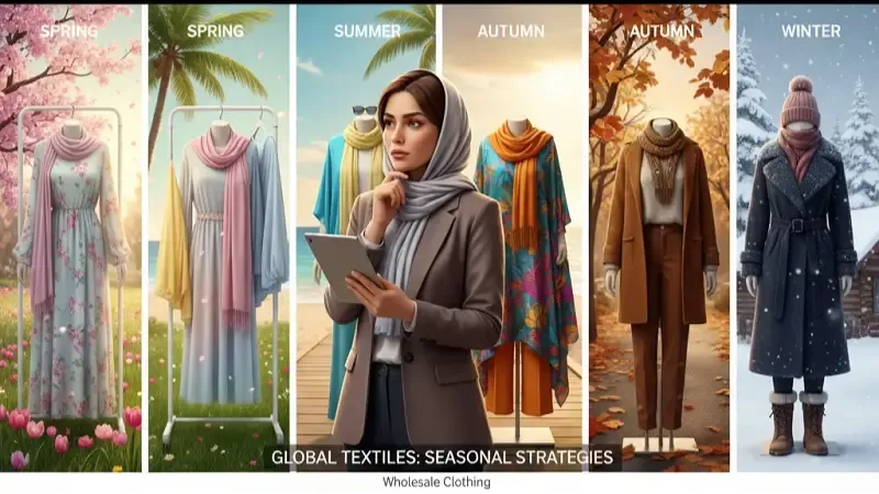 تصویر استراتژی خرید فصلی عمده پوشاک برای فروشنده ها؛ چه زمانی چه محصولی بخریم