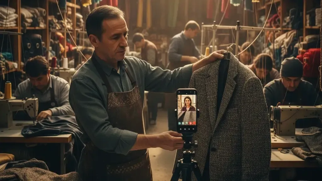 تصویر تشخیص تولیدی پوشاک معتبر از کلاهبردار؛ راهنمای جامع خرید امن غیرحضوری