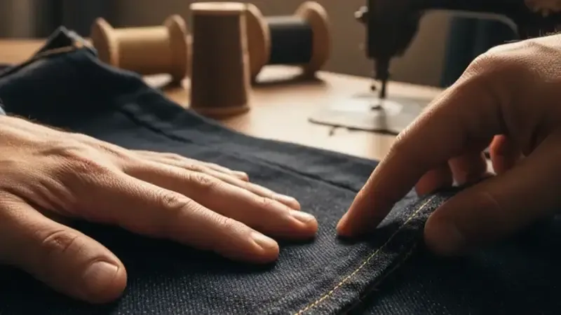 تصویر تمرکز بر تخصص در کیفیت پارچه و دوخت